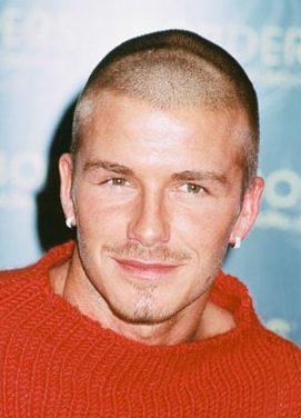 david beckham skinhead