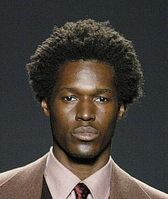 Black Man Natural Hair Style, black
