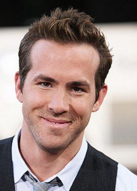 Hot actors pictures of Ryan Reynolds short straight hair on the sides ...