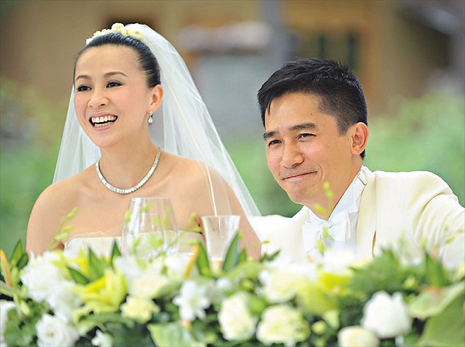 Tony Leung wedding with his short hair with spiky bang.jpg
