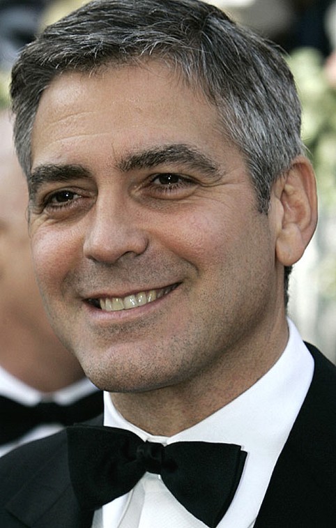 George Clooney Short Hairstyle Jpg